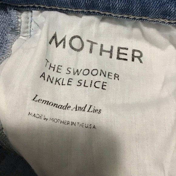 MOTHER The Swooner Ankle Slice in Lemonade And Lies Size 27. - Picture 10 of 10